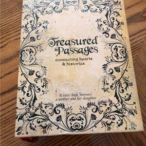 Treasured Passages Keepsake Book for letters between mother and daughter